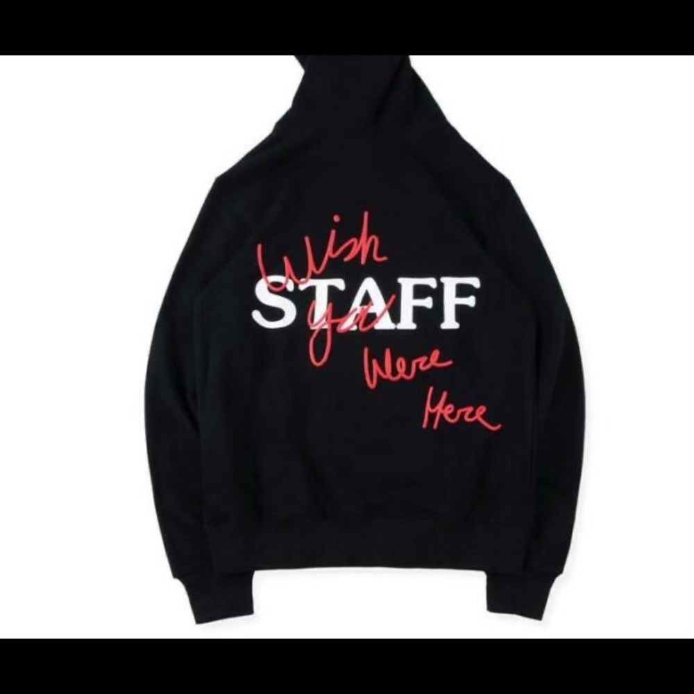 Travis Scott Astro world staff hoodie Black